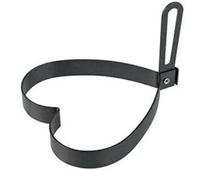 IBILI 824700 Molde Huevo Corazon Moka, INOX, Noir, 29 x 7 x 17 cm