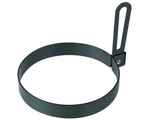 IBILI 824701 Moule à Œuf Rond Moka, Tôle d'acier, Noir, 29 x 7 x 17 cm