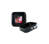 IBILI Moule carré démontable 825924 antiadhésif Moka 24 x 24 cm