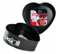 Ibili Moule démontable Cœur 826022 antiadhésif Moka 22 cm