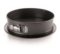 Ibili 826517 Moule démontable carré antiadhésif avec base supplémentaire 17x17 cm, Noir