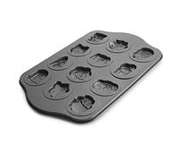 Ibili 827700 Moule Antiadhésif Halloween 12 Cavités Acier 44 x 28 cm