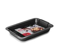 Ibili 828637 Auflaufform, mit Grill Stahl schwarz 37 x 27 x 6 cm