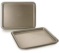 Ibili 841041 Golden Class Plaque à Biscuits Acier Gris 41 x 32 x 2 cm