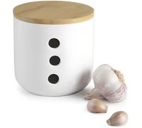 Ibili Pot à ail 715110 – céramique et bambou G