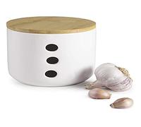 Ibili Pot à ail 715110 – céramique et bambou G