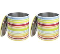 IBILI 8411922451023 Biscuit Absorbe Humidité Line Multicolore Taille Unique Nylon (Lot de 2)