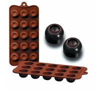 Ibili 860303 Moule Chocolat DIAM 15 cavités 100% Silicone