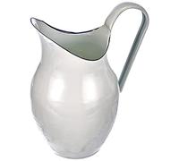 IBILI 903425 Jarre Bombée en acier émaillé vitrifié 2,5 l Blanche