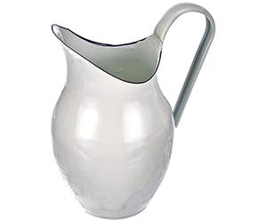 IBILI 903425 Jarre Bombée en acier émaillé vitrifié 2,5 l Blanche