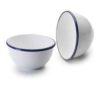 Ibili Bol 904212 en porcelaine blanc/bleu 12 cm