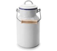 Ibili Bidon à lait 904301 – Émail Blanca – 1 l – G