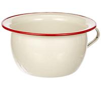 IBILI 908224 Pot de Chambre, Acier, Blanc, 24 x 24 x 13 cm