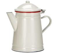 IBILI 908501 Cafetière Conique, Acier, Blanc, 12 x 12 x 19 cm