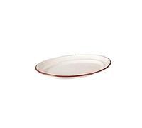 IBILI 908725 Plat Ovale Plastique Blanc 25 x 17 x 3 cm