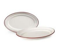 Ibili Plat ovale 908730 en verre blanc 30 x 20 x 3 cm
