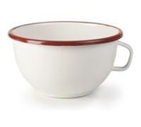 IBILI 909114 Bowl avec Anse, Acier, Blanc/Rouge, 14 cm