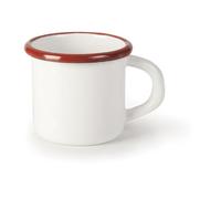 IBILI 909407 Gobelet, Aluminium, Blanc/Rouge, 7 x 7 x 8 cm