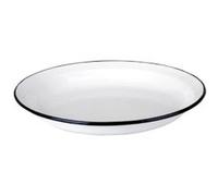 Ibili Assiette 912936 en acier émaillé vitrifié Blanche 36 cm