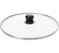 IBILI 970736 Couvercle en Verre 36 cm Transparent/Argent/Noir