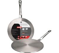 Ibili Adaptateur tout induction/vitrocéramique, acier inoxydable 18/10, 24 cm, argent