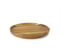 IBILI - Assiette en bois d'acacia avec revêtement d'huile Ø 24 cm