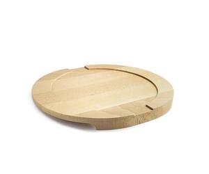 IBILI - Base en bois pour assiette en fonte de 30 cm, bois de hêtre