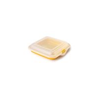 IBILI - Boîte à sandwich pour charcuterie à fromage, 14,5 x 3,6 cm, plastique sans BPA, réutilisable, jaune