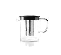 Ibili - Bouilloire avec Filtre Square, 1 Litre, Borosilicate Et Acier Inoxydable 18/10
