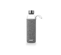 IBILI - Bouteille Cotton Grey (Gris), 750 ml, Borosilicate, Réutilisable, Protection Anti-Choc