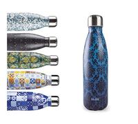 bouteille isotherme double paroi baroque blue 500 ml