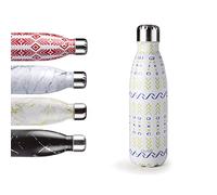 Ibili - Bouteille Isotherme Olatu, 500 ml, Acier Inoxydable 18/10, Double Paroi, Réutilisable