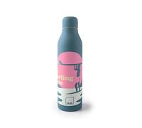 IBILI - Bouteille thermos à double paroi Surf Sunset 500 ml, acier inoxydable 18/10, double paroi, réutilisable