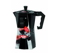 Ibili - Cafetière à Expresso Bahia Noire, 12 Tasses, 600 ml, Aluminium