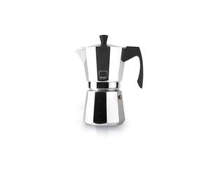 IBILI Cafetière express Evva White, 12 tasses, 600 ml, fonte d'aluminium, convient pour induction