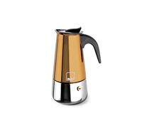 IBILI Cafetière express Moca Cupra, 4 tasses, 185 ml, acier inoxydable, convient pour induction, Cuivré
