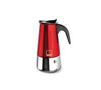 IBILI Cafetière express Moca Rosso, 4 tasses, 185 ml, acier inoxydable, convient pour induction