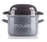 IBILI - Casserole à moules, 18 cm, Acier émaillé, Compatible avec l’induction