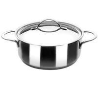 IBILI - Casserole avec Couvercle Noah, 18 cm, Acier Inoxydable 18/10, Compatible avec l’Induction