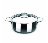 IBILI - Casserole avec couvercle Noah, 28 cm, Acier inoxydable 18/10, Compatible avec l’induction