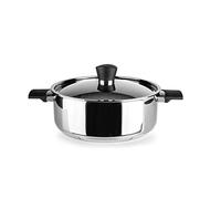 IBILI - Casserole avec couvercle Svea, 16 cm, Acier inoxydable 18/10, Compatible avec l’induction