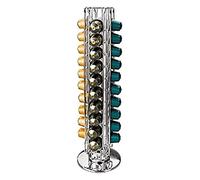 Ibili - Distributeur De Capsules Nespresso, 40 Capsules, Acier Chromé