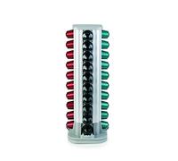Ibili - Distributeur De Capsules Nespresso, 40 Capsules, Pivotant, Aluminium