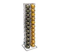 Ibili - Distributeur De Capsules Nespresso, 44 Capsules, Acier Chromé
