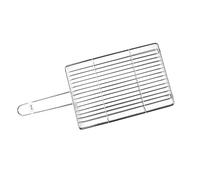 IBILI Double grille pour sardines et poulpes - 30 x 20 x 2 cm - Acier inoxydable 18%, Argent