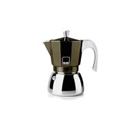 IBILI Elba Coffee Cafetière express, 3 tasses, 150 ml, fonte d'aluminium, base en acier inoxydable, avec réducteur pour 2 tasses, convient pour induction