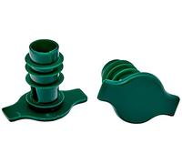 IBILI - Ensemble de 2 bouchons à cidre, acier inoxydable, vert/noir, 1 unité, modèle assorti