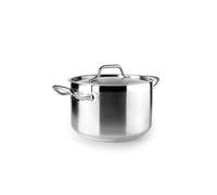 IBILI - Faitout avec couvercle inox Ebbe 18 cm, acier inoxydable 18/10, compatible induction