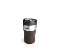 IBILI - Gobelet double paroi Sport Café, 260 ml, acier inoxydable, hermétique, marron