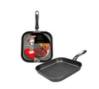 IBILI - Grill New Induplus, 18 cm, Aluminium, Antiadhésif, Compatible avec l’induction